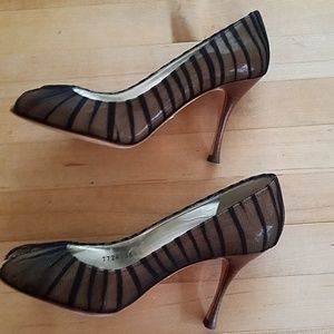 Dolce Gabbana Peep Toe Pumps